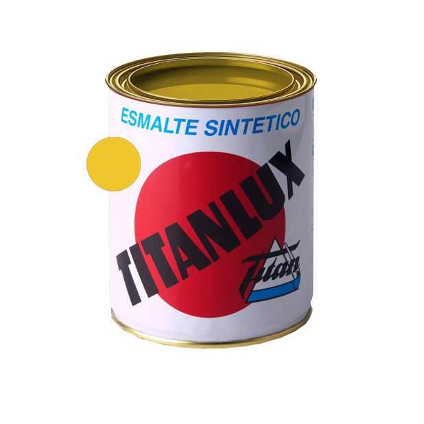 TITANLUX ESMALTE SINTETICO AMARILLO REAL 375ML (DESCAT)