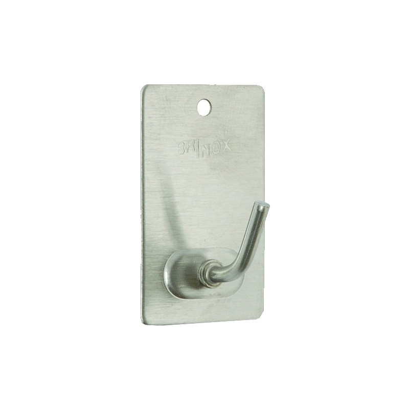 PERCHA MEDIANA ADHESIVA INOX 3UND