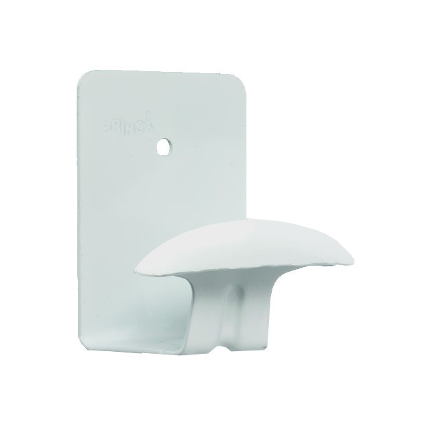 PERCHA ACERO ADHESIVA BLANCO 2UND