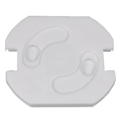 PROTECTOR ENCHEFE GIRATORIO ADHESIVO BLANCO