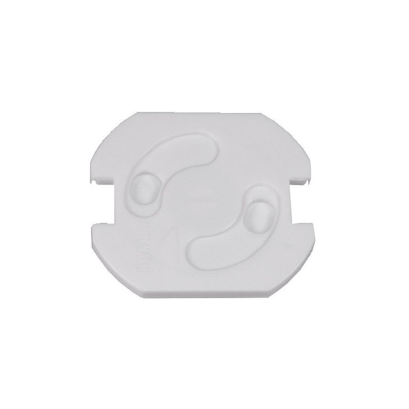 PROTECTOR ENCHEFE GIRATORIO ADHESIVO BLANCO