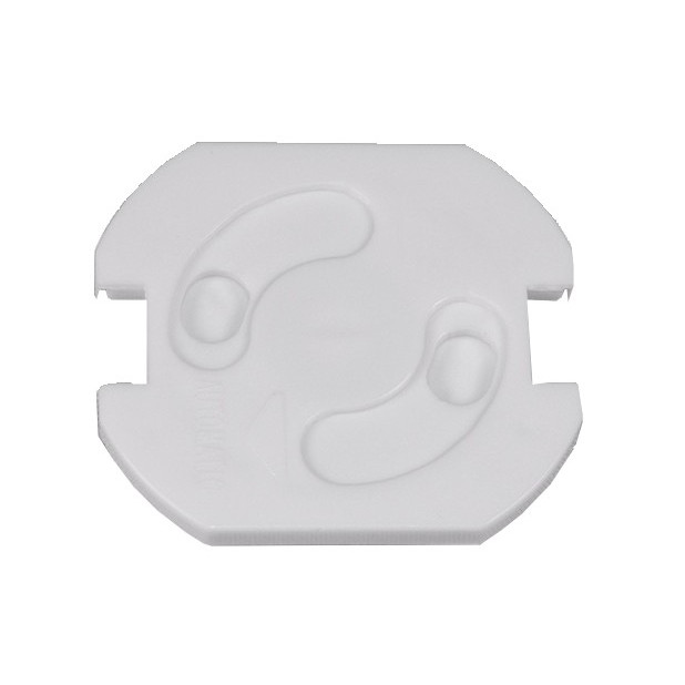 PROTECTOR ENCHEFE GIRATORIO ADHESIVO BLANCO