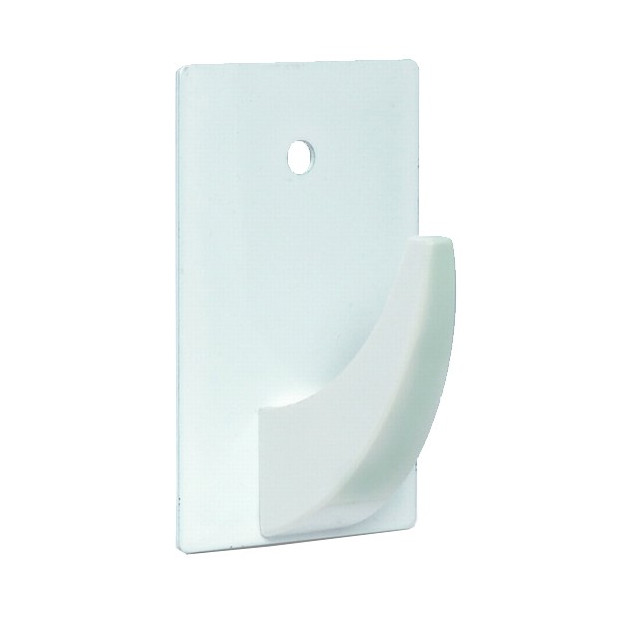 PERCHA ADH COLMILLO INOX BLANCO 2UND