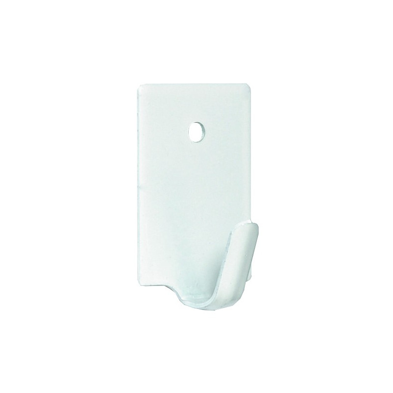 PERCHA MINI ADHESIVA BLANCA 4UND