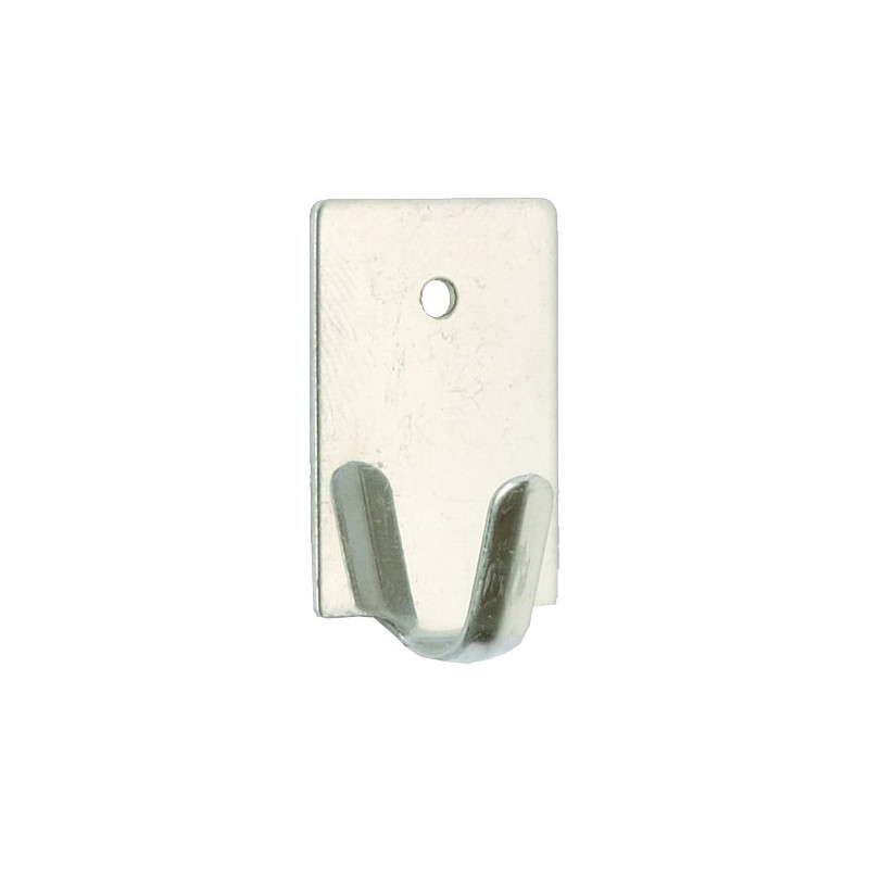 PERCHA MINI ADHESIVA ACERO INOX 4UND