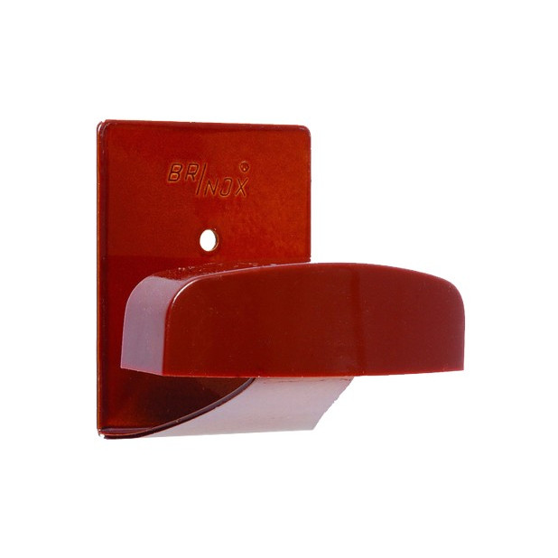 PERCHA GRANDE INOX ADHESIVA PORCELANA 2UND