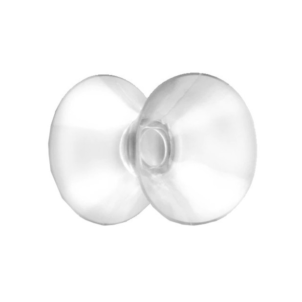 VENTOSA DOBLE CARA 30MM TRANSPARENTE 2UND