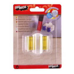 CUELGA ESCOBA REMOVIBLE AMARILLO