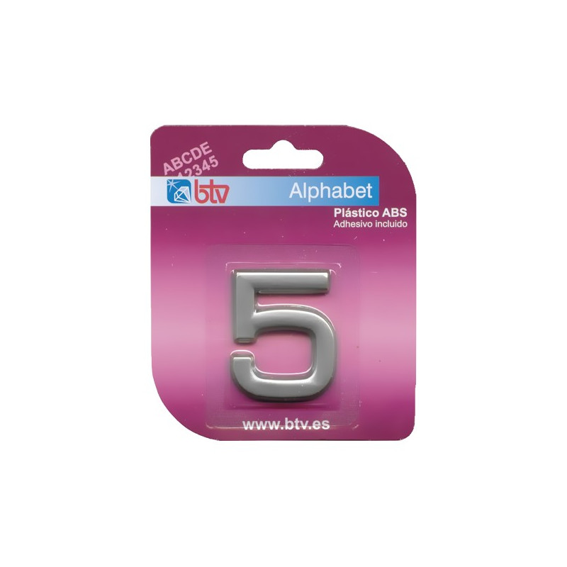 NUMERO 5 ABS PLATA