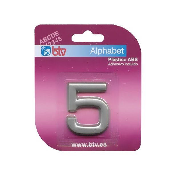 NUMERO 5 ABS PLATA