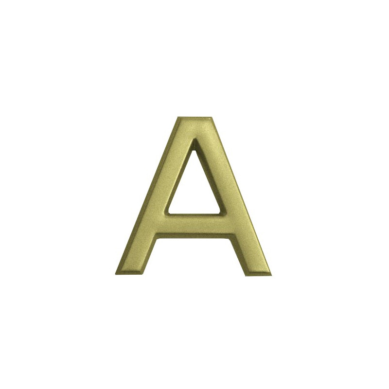 LETRA "A" ABS ORO