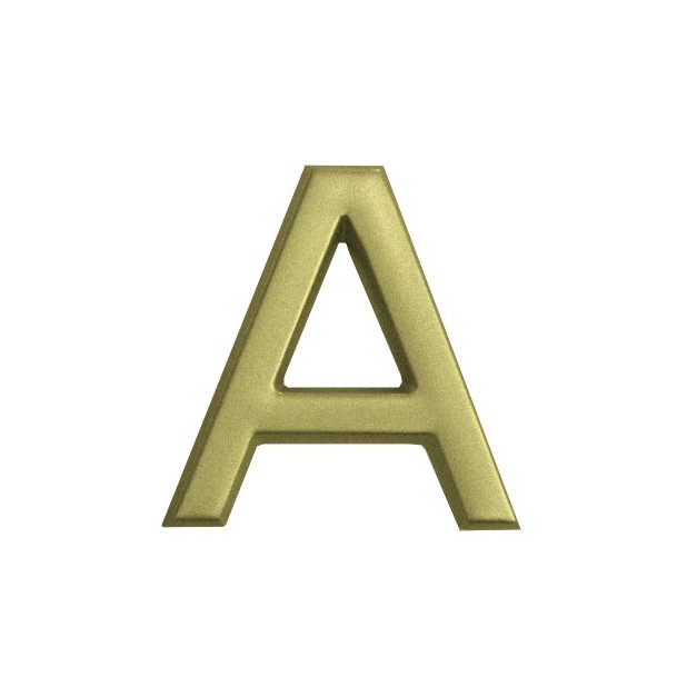 LETRA "A" ABS ORO