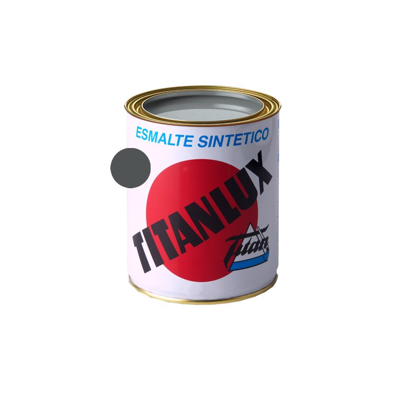 TITANLUX ESMALTE SINTETICO GRIS MEDIO 750ML
