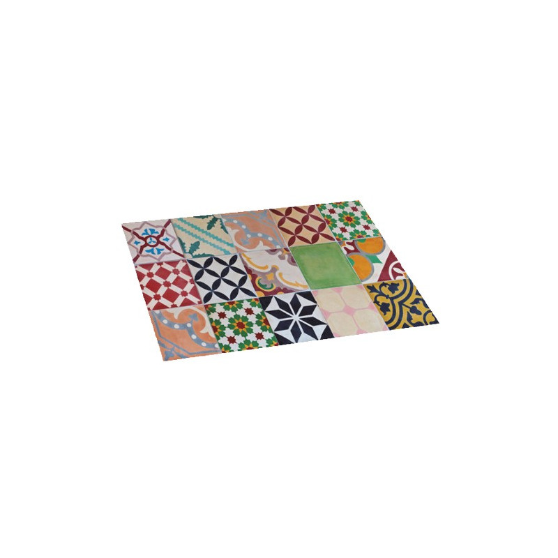 ALFOMBRA VIN.ESTAMP.MOSAICO COLOR 50x110cm