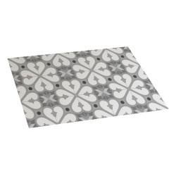 ALFOMBRA VIN.ESTAMP.CROMA BCN GRIS 50x110cm