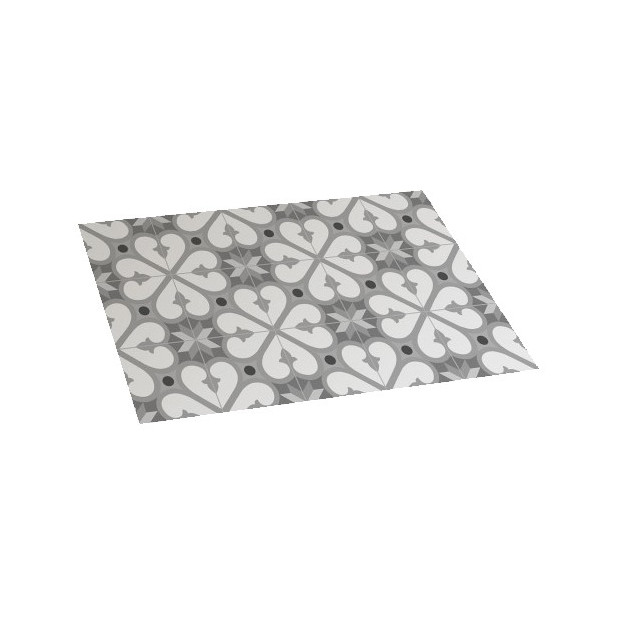 ALFOMBRA VIN.ESTAMP.CROMA BCN GRIS 50x110cm