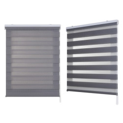 ESTOR NOCHE& DIA CLIP FIX PLATA 45x180cm