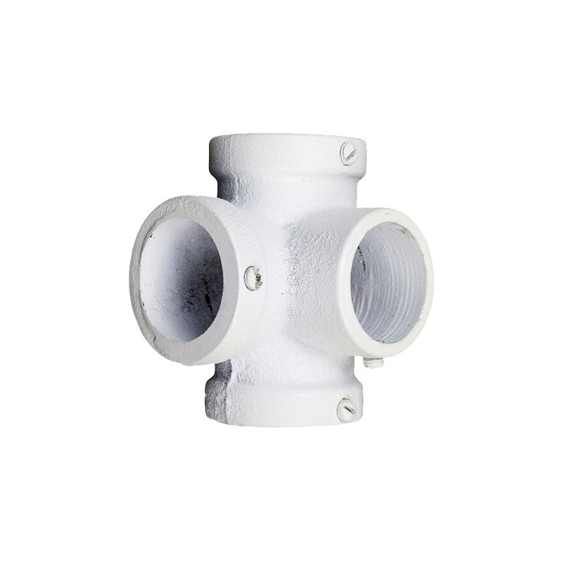 CONECTOR ANGULAR 4 TUBOS F.SYS. BLANCO (1UN)