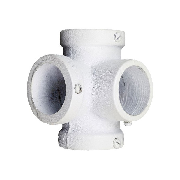 CONECTOR ANGULAR 4 TUBOS F.SYS. BLANCO (1UN)