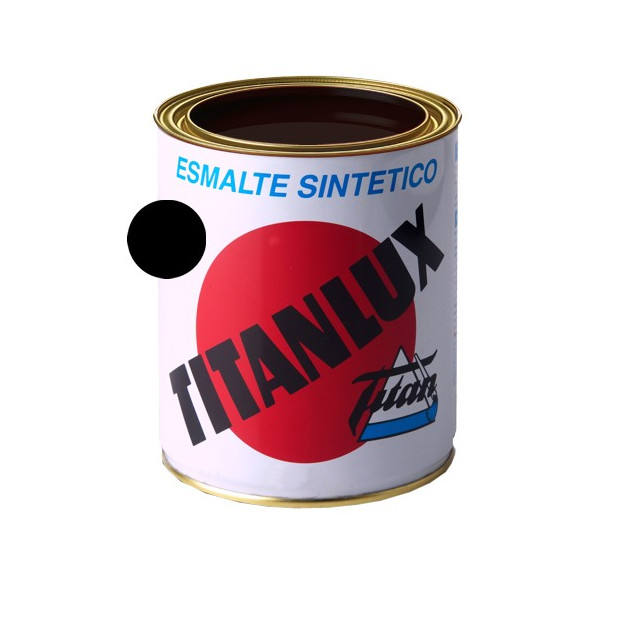 TITANLUX ESMALTE SINTETICO NEGRO 375ML DESCATALOGADOS