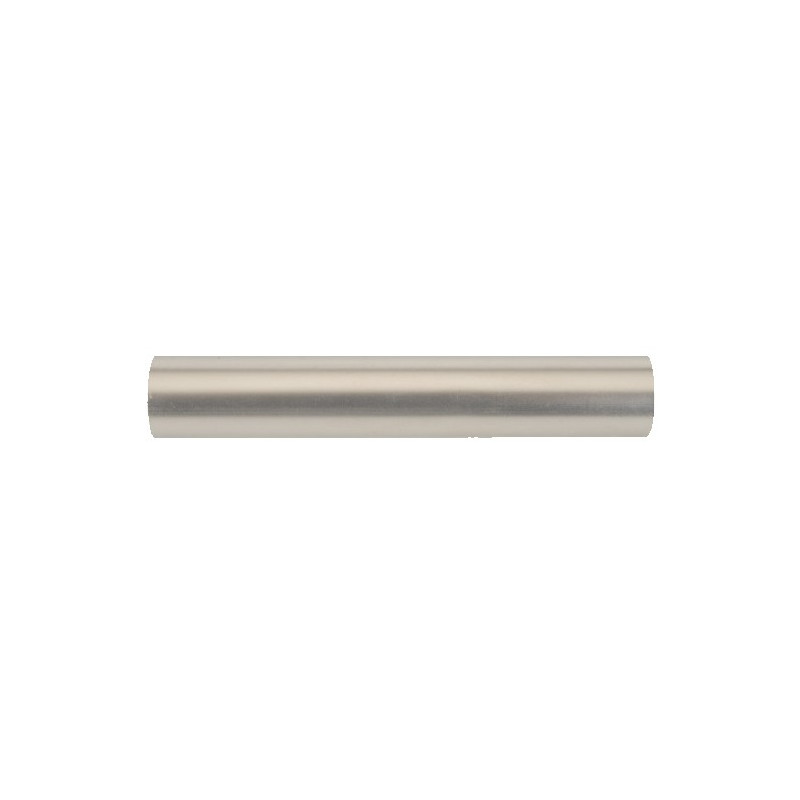 BARRA CORTINA TDX METAL PLATA 150CM