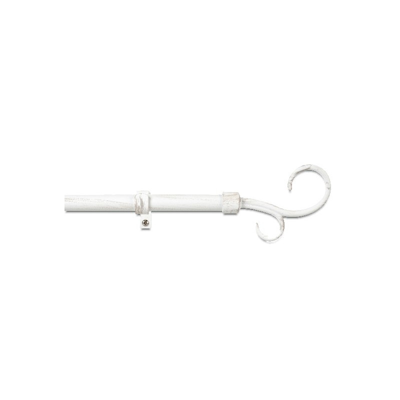KIT METAL MOD.DOB.BACULO BCO-BEIGE 110-200CM 19MM