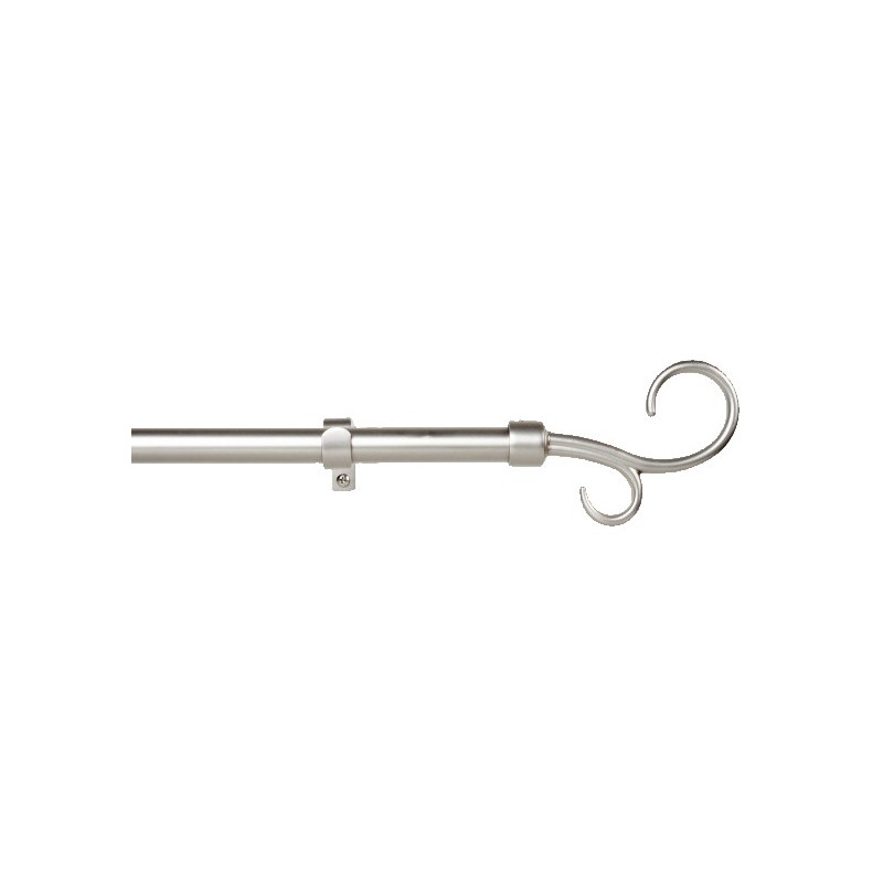 KIT METAL MOD.DOB.BACULO PLATA 110-200CM 19MM
