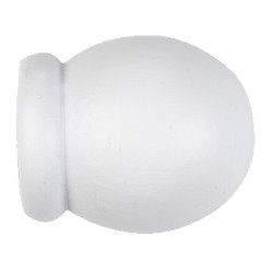 TERMINAL MOD.ESFERA I.WOOD BLANCO (2UN)