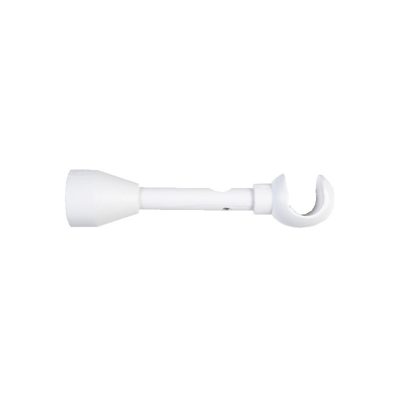 SOPORTE PARED DOBLE I.WOOD BLANCO (1UN)
