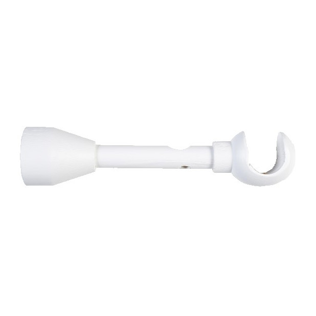 SOPORTE PARED DOBLE I.WOOD BLANCO (1UN)