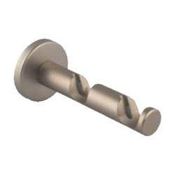 SOPORTE DOBLE CILINDRO TD22 PLATA (1UN)