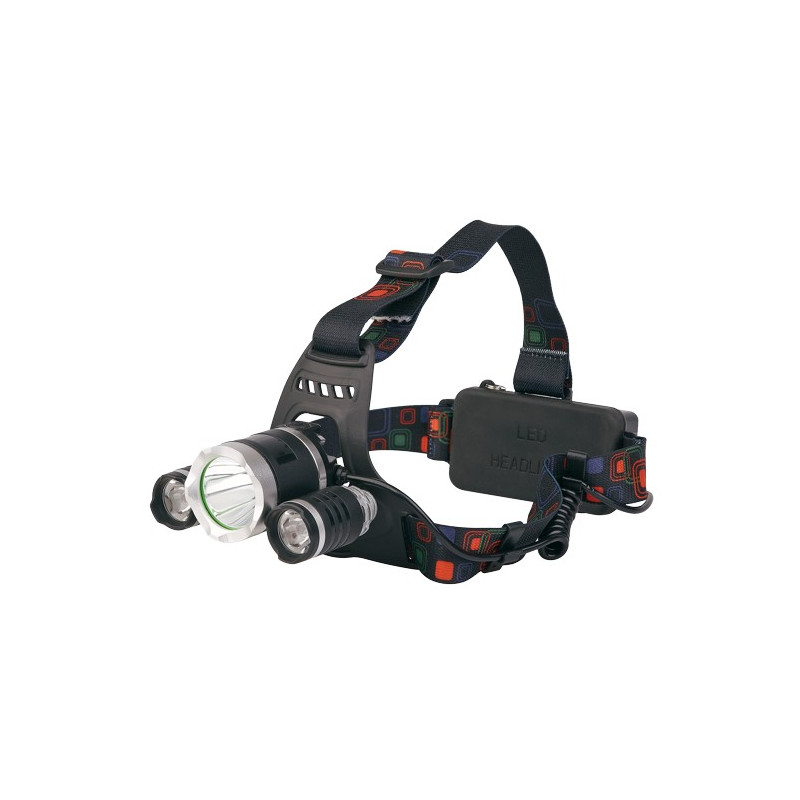 LINTERNA FRONTAL TRIPLE RECARG.16W
