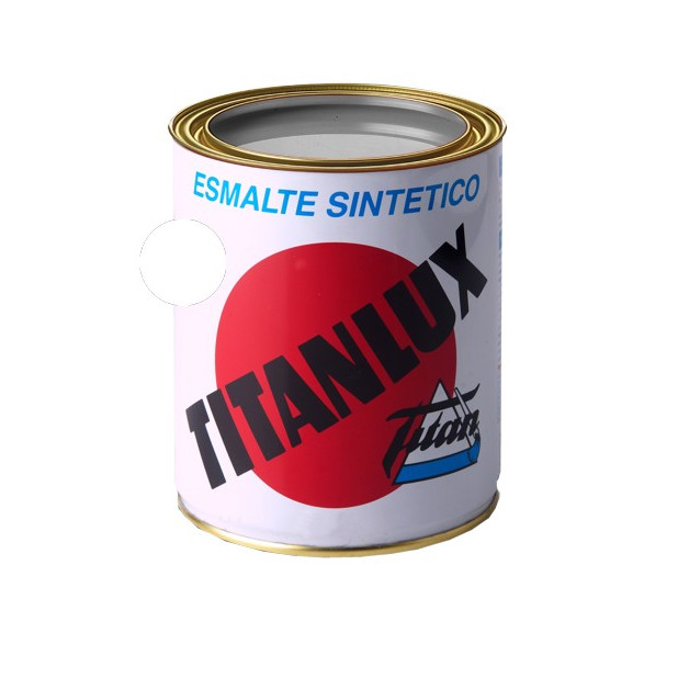 TITANLUX ESMALTE SINTETICO BLANCO MATE 375ML DESCATALOGADO