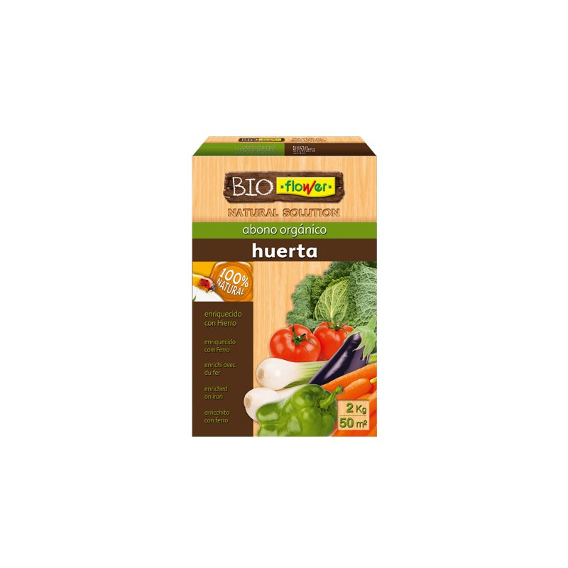 BIOFLOWER ABONO ORGANICO HUERTA 2KG