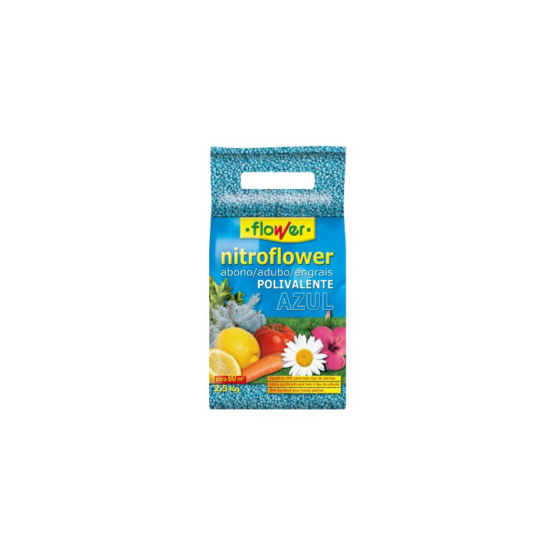 ABONO NITROFLOWER AZUL 2.5KG