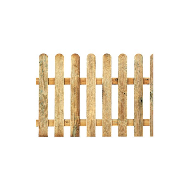 VALLA CLASICA MADERA TRATADA 2100x800