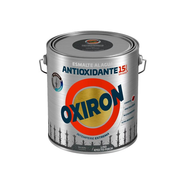 OXIRON 2,5LTS EFECTO FORJA AGUA GRIS LISO