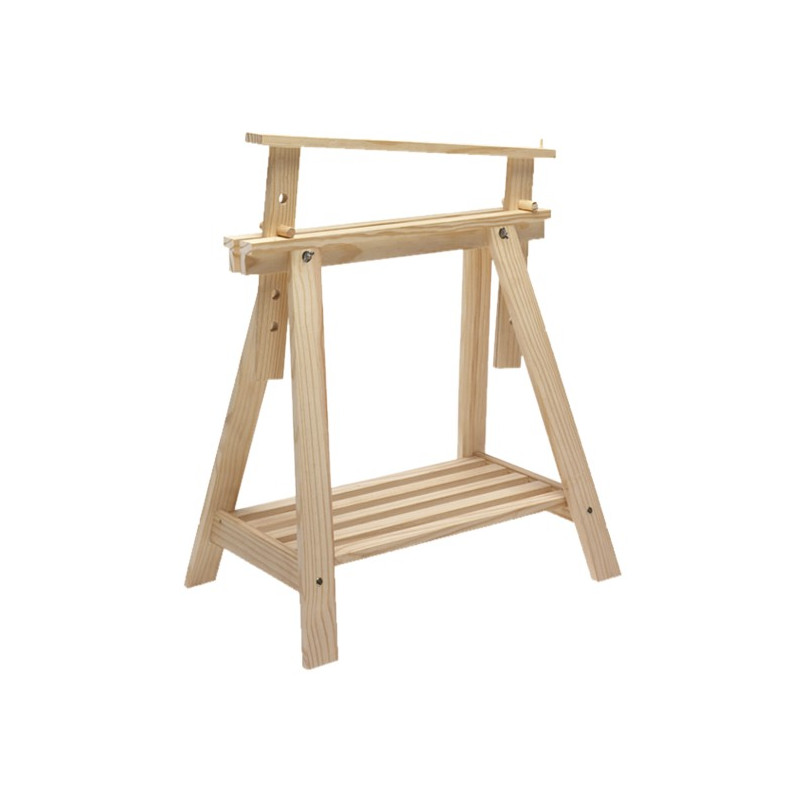 CABALLETE REGULABLE PINO 70x70x44,5cm.