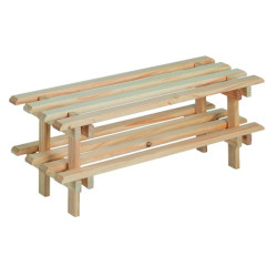 BANCO ZAPATERO MADERA PINO S/BARNIZ 30x75x25cm