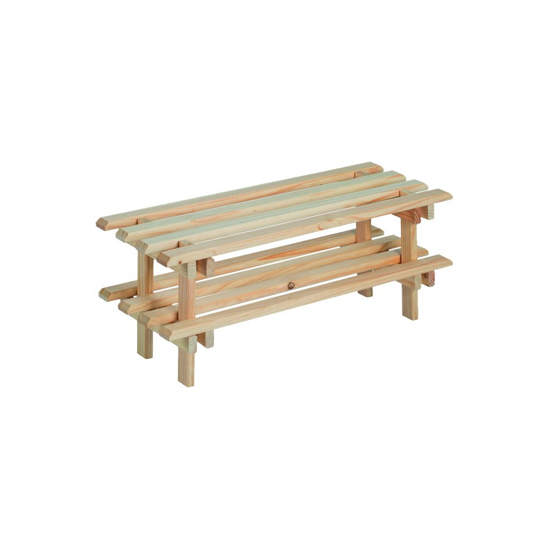 BANCO ZAPATERO MADERA PINO S/BARNIZ 30x75x25cm