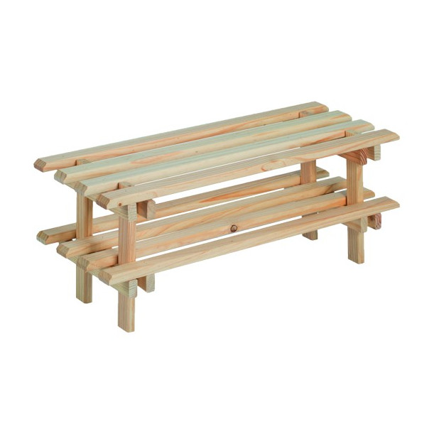 BANCO ZAPATERO MADERA PINO S/BARNIZ 30x75x25cm
