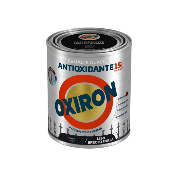 OXIRON AL AGUA LISO EFECTO FORJA NEGRO 750ML