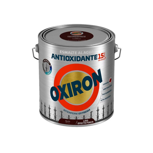 OXIRON 2,5LTS EFECTO FORJA AGUA MARRON LISO