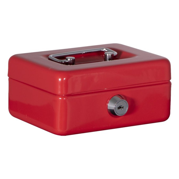CAJA CAUDALES-10 ROJO