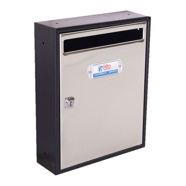 BUZON TEIDE ACERO INOX BRILLO