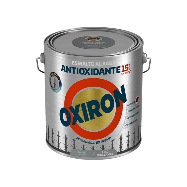 OXIRON AL AGUA LISO BRILLANTE GRIS PERLA 2,5LTS