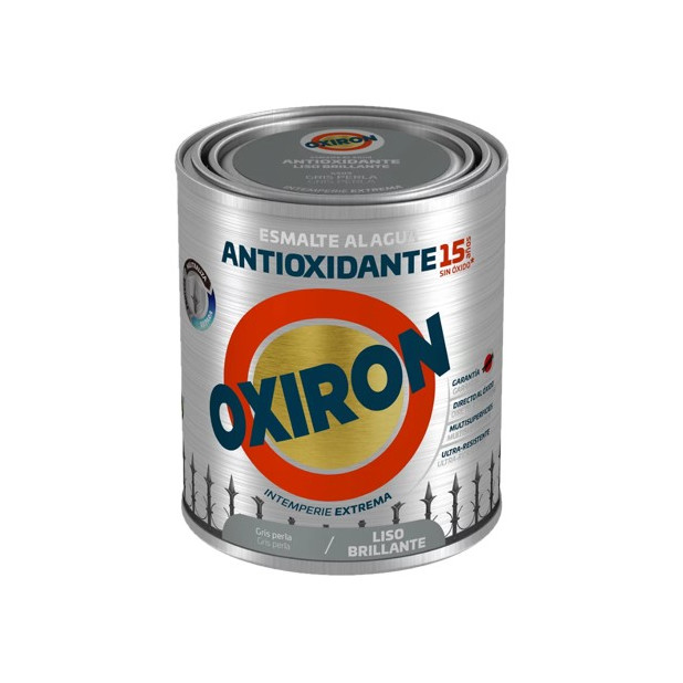 OXIRON AL AGUA LISO BRILLANTE GRIS PERLA 750ML