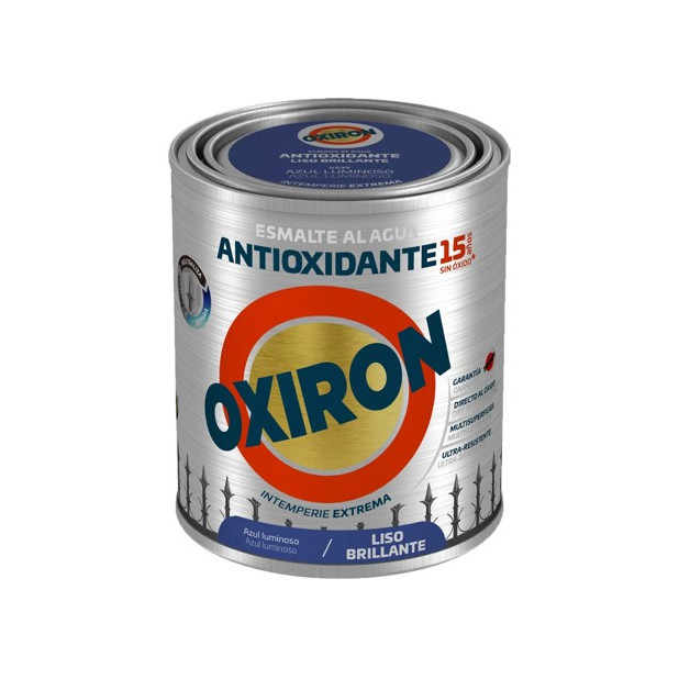 OXIRON AL AGUA LISO BRILLANTE AZUL LUMINOSO 750ML