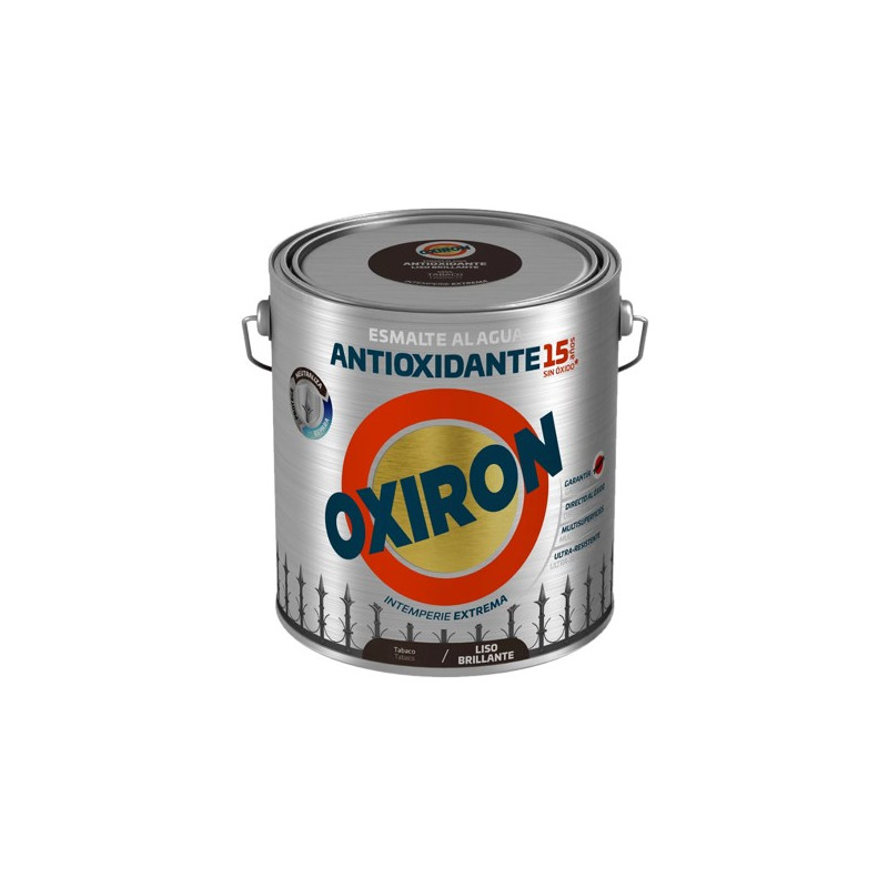 OXIRON AL AGUA LISO BRILLANTE TABACO 2,5LTS