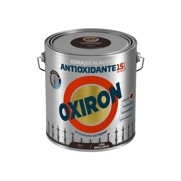 OXIRON AL AGUA LISO BRILLANTE TABACO 2,5LTS